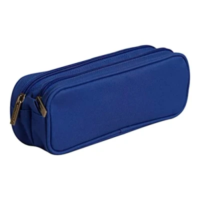 Imagen de Clairefontaine 8478C Grande Trousse Rectangulaire 2 compartiments 22x7x8 cm, Couleur aléatoire