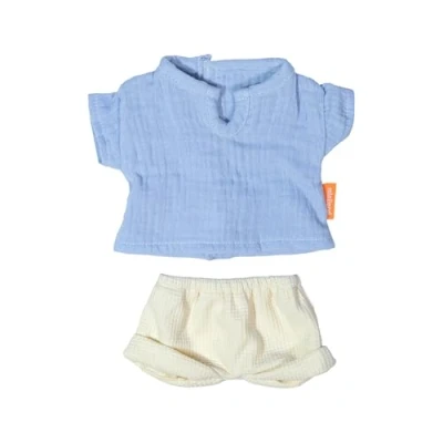 Imagen de Miniland Ropa para Muñeca de 32 cm, Accesorio Muñecos, Camiseta y pantalón Verano