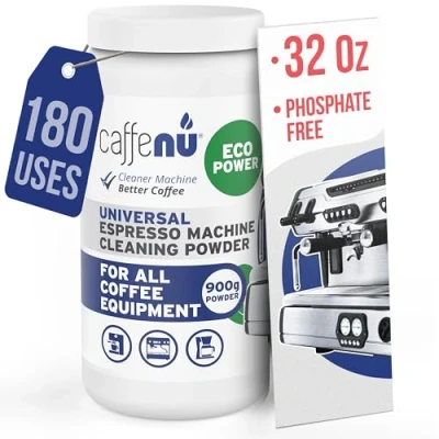 Imagen de Caffenu Polvo Limpiador de máquina café 900 g Parte esencial tus accesorios barista espresso Uso en tu comercial Completa el kit