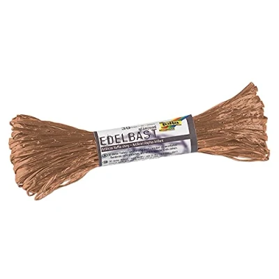 Imagen de Folia synthetic raffia 30 m sintético marrón cuerda cuerdas