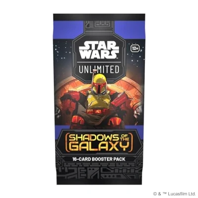 Imagen de Fantasy Flight Games Star Wars: Unlimited Shadows of the Galaxy BOOSTER PACK Fast Paced Trading Card Game for Kids and Adults, Ages 12+, 2+ Players, 20 Minute Playtime, Made by, multicolor (SWH0201EN)