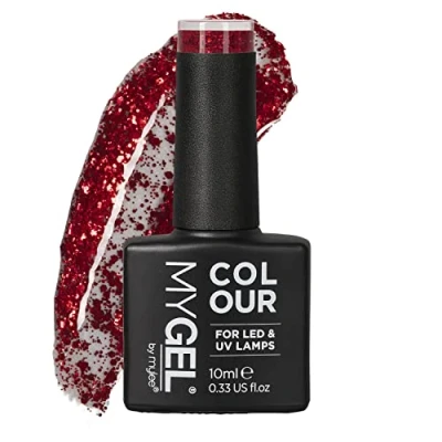Imagen de MYLEE Esmalte de Uñas en Gel Semipermanente 10 ml [Cabaret ] UV/LED Nail Art Manicure Pedicure para Uso Profesional y Doméstico Larga Duración Fácil Aplicar