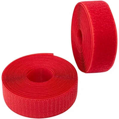 Imagen de AERZETIX C65979 Cinta/rollo de scratch 40mm 5 metros auto agarre organizador/sujetacables tira enganche bolsa prenda correa color: rojo frambuesa en poliamida y poliéster