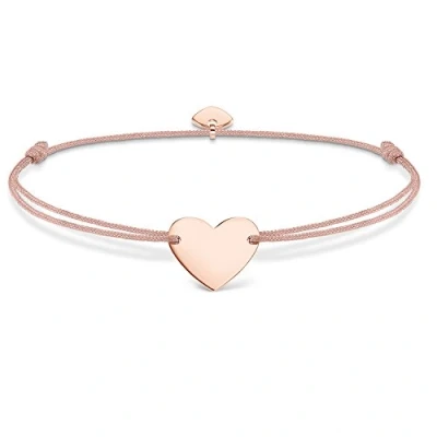 Imagen de Thomas SABO Little Secret HERZ Pulsera rosegoldcoloured/beige, Mujer, Talla: 20, Rosegold coloured/beige