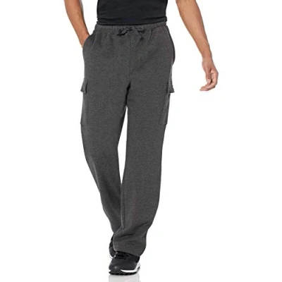 Imagen de Amazon Essentials Pantalón Deportivo Jogger Cargo de Forro Polar Hombre, Carbón Mezcla, S