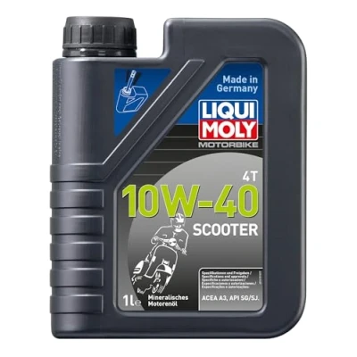 Imagen de LIQUI MOLY Motorbike 4T 10W 40 Scooter 1 L Aceite de motor mineral Motorad 1618