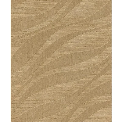 Imagen de Rasch Sky Lounge 608052 Papel pintado no tejido dorado con ondas y efecto cambiante