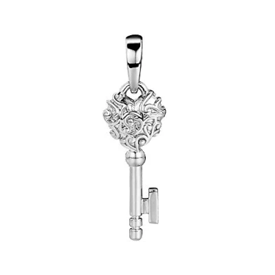 Imagen de PANDOCCI 2018 Autumn Royal Key Pendant 925 Silver DIY Fits Original Pandora Bracelets Charm Fashion Jewellery