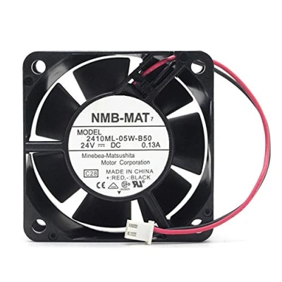Imagen de NMB MAT 2410ML 05W B50 DC24V 0.13A 2 Wire 60X60X25mm Server Cooling Fan