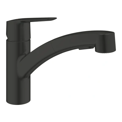 Imagen de GROHE Start Grifo de fregadero 1/2&quot; (Negro mate, Quickfix), 305312431
