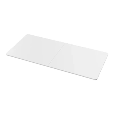 Imagen de pro.tec Tablero Escritorio Rectangular de Mesa para Oficina Comedor 12 kg Bricolaje DIY CREA Tu Propio Amplio Espacio Aglomerado 160 x 75cm Blanco