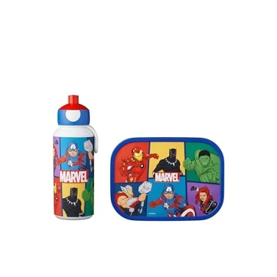 Imagen de Mepal Lunchset (School Cup &amp; Lunchbox) Campus Pop Up Avengers
