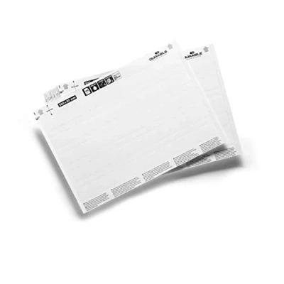 Imagen de Durable 800002 Repuesto de etiquetas 200x20mm, 100 en hojas A5, blanco