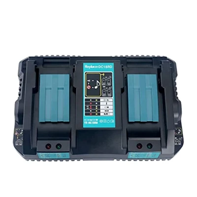 Imagen de cargador para Makita DC18RD 196933 6, rápido de 4 A batería 14,4 V BL1415 BL1430 BL1440 BL1450 y 18 BL1815 BL1830 BL1840 BL1850 BL1860