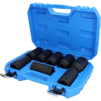 Imagen de Brilliant Juego de llaves vaso impacto 3/4&quot;, hexagonales, 8 pzs, largas, 24 36 mm