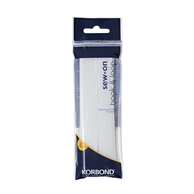 Imagen de Korbond Blanco 110115 Gancho para Coser en Color (50 cm), Hierro