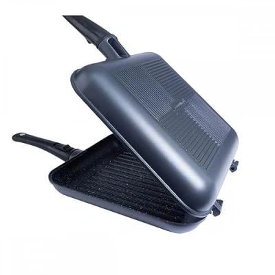 Imagen de Ridgemonkey Connect Pan &amp; Griddle XXL Granite Edition Utensilios de cocina para camping