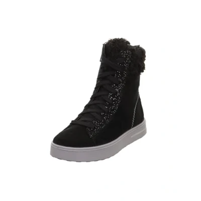 Imagen de Superfit Stella Botines con cordones para niños, Talla: 27, Schwarz Zapatos