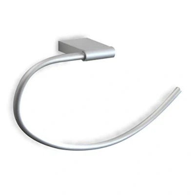 Imagen de Tatay Toallero aro, de Aluminio, Modelo Ice, Abierto en un Lado, diseño Moderno y Elegante. Sistema fijació con Tornillos
