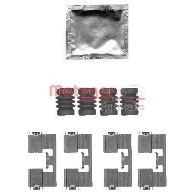 Imagen de METZGER 109 1818 Kit de accesorios, pastillas frenos OPEL: Mokka / X, Astra J Hatchback, Sports Tourer, CHEVROLET: Cruze Berlina