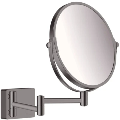 Imagen de hansgrohe AddStoris Espejo de aumento, cromo negro cepillado, 41791340