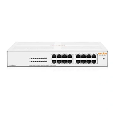 Imagen de HPE Networking Instant On Switch Series 1430 Conmutador Ethernet de Nivel 2 no gestionado con 16 Puertos GB 16x 1G Sin Ventilador Cable UE (R8R47A#ABB)