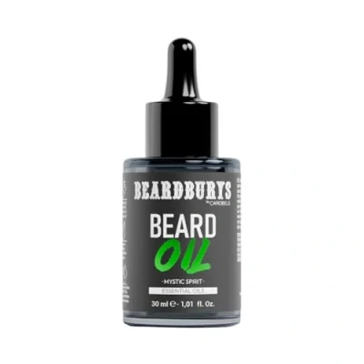 Imagen de Beardburys Aceite Barba Hombre Vegano Cuidado con de Jojoba, Hidrata, Suaviza y Protege en Profundidad, Aroma Mystic 30ml