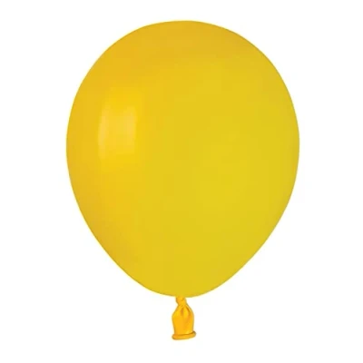 Imagen de Paquete 100 globos en latex natural Premium Quality A50 (Ø 13cm / 5&quot;), amarillo