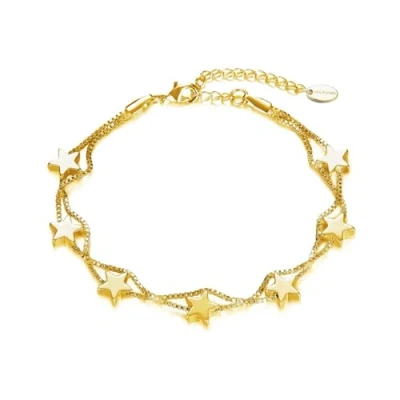 Imagen de Philip Jones Pulsera Estrella Chapada en Oro