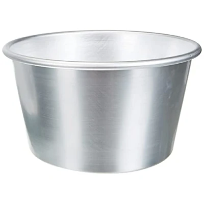 Imagen de Pentole Agnelli Pastry &amp; Pizza Line Molde cónico para panettone, Metal, Plateado, 24x24x19 cm