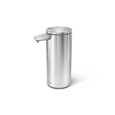 Imagen de simplehuman Bomba de Sensor, Acero Inoxidable, Cepillado, 266 ml Recargable (Modelo 2024)