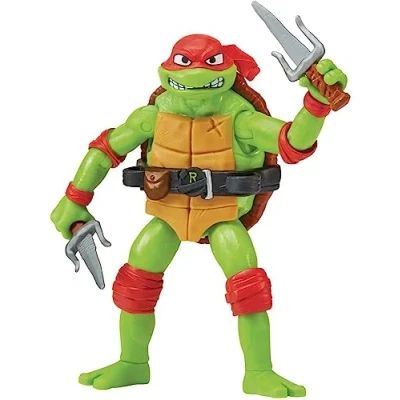 Imagen de Teenage Mutant Ninja Turtles 83284CO Mayhem Figura de acción básica Raphael 4.65 Pulgadas, Regalo Ideal para niños 4 a 7 años y fanáticos TMNT