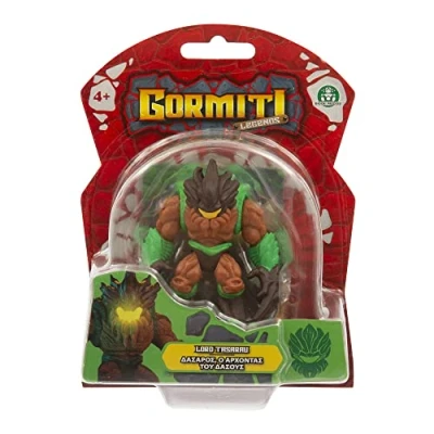 Imagen de GORMITI Legends Giochi Preziosi, Tasarau Figura de 7 cm con función Mix y Match, Tarjeta incluida, para niños a Partir 4 años