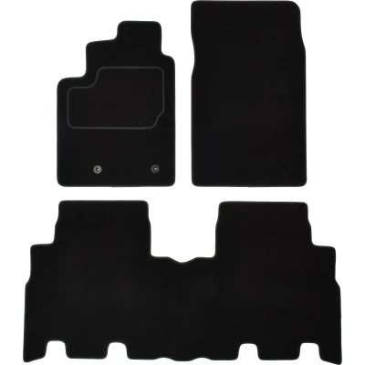 Imagen de MAMMOOTH A041 TOY395 PRM 01 Juego de alfombrillas suelo textil delante y detrás 3 negro