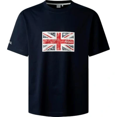 Imagen de Pepe Jeans Union TEE Camiseta estampada, Hombre, Talla: Large, Dulwich blue