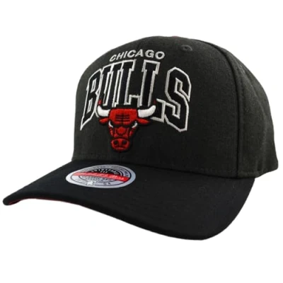 Imagen de Mitchell &amp; Ness Gorra Snapback NBA Team Arch G2 Chicago Bulls Charcoal/Black, gris, Talla única