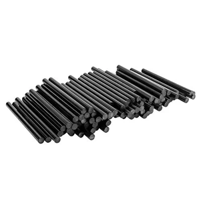 Imagen de Ideen mit Herz Cartuchos de pegamento caliente universales Barritas para pistolas pequeñas Ø 7 mm 10 cm largo 100 piezas (negro)