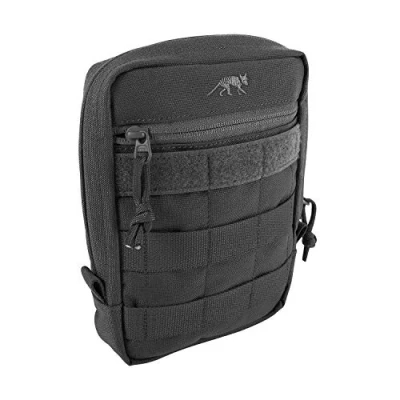 Imagen de Tasmanian Tiger TT TAC Pouch 5 Bolsa Adicional para Accesorios EDC, Compatible con Molle, Incl. Cubierta la Lluvia, 20 x 15 cm, Negro