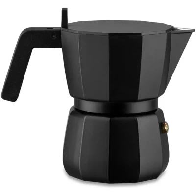 Imagen de Alessi Percolator Moka Black DC06/3 B 3 cups by David Chipperfield