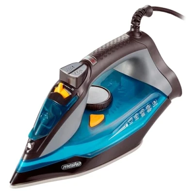 Imagen de Mesko MS5041 Plancha Ropa Vapor Vertical Suela Cerámica, Golpe de 80 g/min, Contínuo 45 Autolimpieza, Sistema Antigoteo y Antical, 3000W, Depósito 350ml