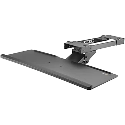 Imagen de StarTech.com Bandeja Ajustable para Soporte de Teclado Instalación Bajo el Escritorio 67cm Ancho