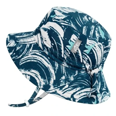 Imagen de Jan &amp; Jul Sombrero para niños 50+ UPF &#039;Grow with Me&#039; Aqua Dry, Wave Rider, 2 5 años