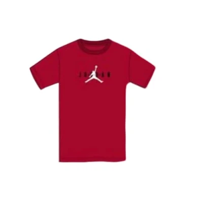 Imagen de Jordan Jumpman Sustainable Graphic Unisex Camiseta estampada para niños, Talla: 110 116, Gym red