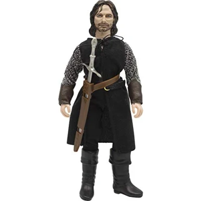 Imagen de Lansay Le Seigneur Des Anneaux Figura de colección articulada los Lord of The Rings Aragorn Mego 20 cm, Color el señor Anillos (62849)
