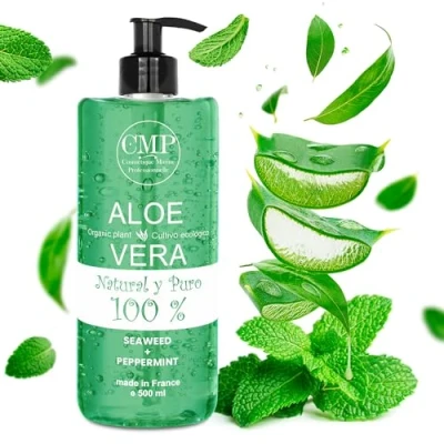 Imagen de CMP Gel Piernas Cansadas, Circulacion Sanguinea, Varices, Estrias, Ligeras, Retencion Liquidos. Hinchadas. Crema de Masaje Corporal con Efecto Refrescante (500 ml)