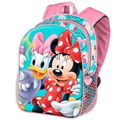Imagen de Minnie Mouse Picture Mochila 3D Pequeña, Azul, 26 x 31 cm, Capacidad 8.5 L