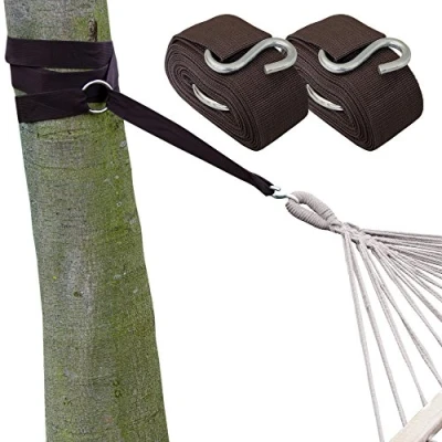 Imagen de AMANKA Fijación para Hamaca en los árboles de 2X 3,2 Metros + MAX 150 kg Color marrón