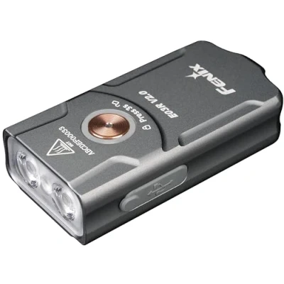 Imagen de FENIX E03R v2.0 Linterna de llavero ligera recargable 500 lúmenes 90 m 30 horas máximo Modo luz roja Carga USB C IP66