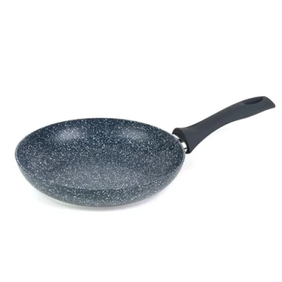 Imagen de Russell Hobbs RH00841EU Sartén para freír antiadherente de la colección Nightfall Stone, 24 cm, aluminio prensado, apto placas inducción, con mango baquelita, mármol azul