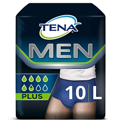 Imagen de SCA Hygiene Products Vertriebs GmbH Men Active Fit Pants Plus L (1 x 10 unidades)